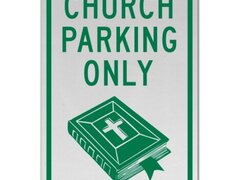 Church Parking Only