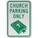 Church Parking Only